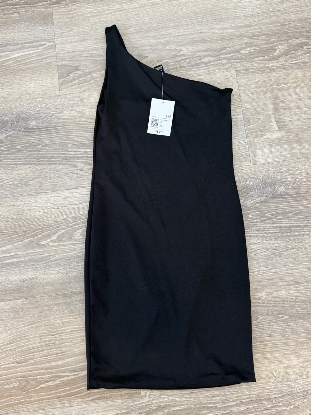 Forever 21 Black One-Shoulder Bodycon Dress